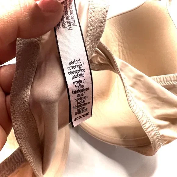 Victoria's Secret Tan Perfect Coverage Bra Size 40D - Picture 9 of 10